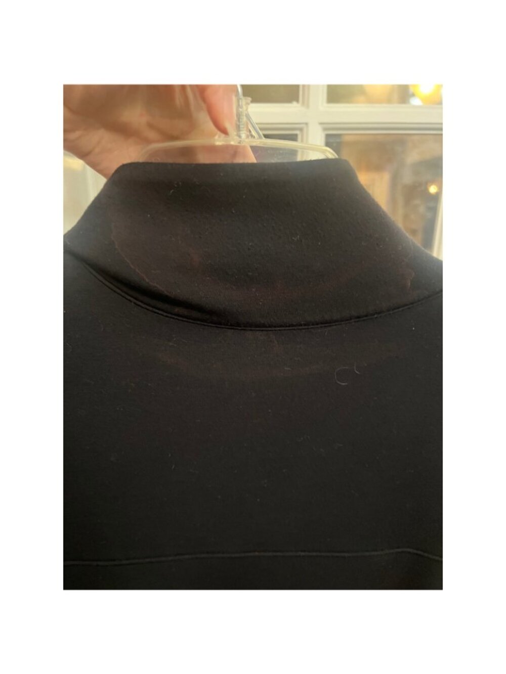 SPANX AIRESSENTIALS Black Full Zip Mock Neck Jumpsuit Women's 1X 1XT. E - Picture 9 of 9